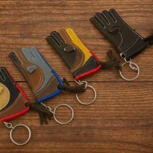 Falconry glove key ring